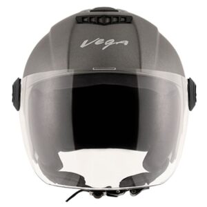 Vega Dull Anthracite DX - Open-Face Helmet-4 KS-7