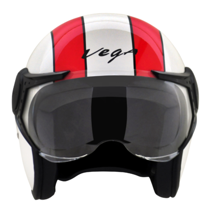 Vega Jet Graphic Helmet – 777 White Red Edition